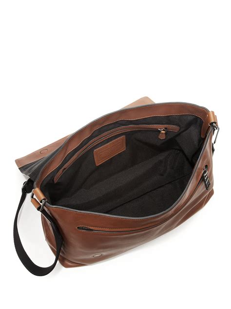 coach mens messenger bag sale|coach leather messenger bag men.